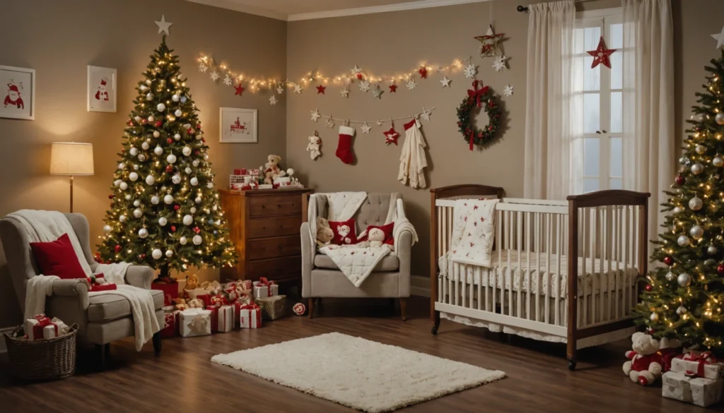 Décorer la chambre de bébé pour Noël